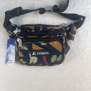 Everest Taco Design Fanny Pack Bum Bag Adjustable Strap Belt Bag NWT